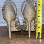 Jewel Badgley Mishka Gold Glitter Heels Size 10 Photo 11