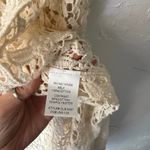 Origami Cream Lace Duster Cardigan S/M Layered Boho Festival Fairycore Size M Photo 4