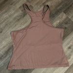 Free People NWOT  Intimately Brown Asymmetrical High Neck Tank Top Sz L Photo 3