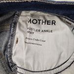 Mother Hunter Ankle Fray Jeans Womens 28 Blue Denim High Rise Ankle Flare Photo 3