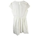 Vineyard Vines Linen Eyelet Fit n Flare Mini Dress Size US 4 White Cap Photo 1