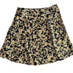 Free People Phoebe Mini Skirt Daisy Print Black Size 2 Y2K Photo 5