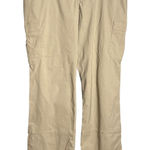 Duluth Trading Co. Cargo Hiking Pants‎ Size 10 Convertible Beige Nylon Blend Tan Photo 0