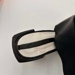 ZARA  Women's Black Leather Open Toe Ankle Buckle Heels Size 37 / 6.5 Photo 5