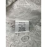 Bryn Walker  Top Womens Large Tan Paisley Linen Lightweight Beach Cottage Boho Photo 7