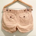 Old Navy 2006  Maternity Khaki Raw Hem Adjustable Shorts 4 Photo 2