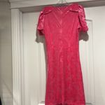  . Velvet Vibrant Pink Dress Size 6. Chic Ivy City Co. dress in vibrant pink. Features elegant floral accents. Ideal for stylish events.. NWT Photo 10