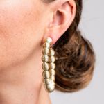 EXPRESS ✨ Thread-Wrapped Ball Hoop Earrings✨ Photo 5