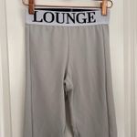 Lounge  reborn grey cream elastic waist high leggings Photo 4