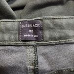 Just Black  Green Raw Edge Cropped Jeans (32) Photo 2