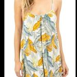 Rip Curl  Tropic Sol Cover Up Dress Floral Spaghetti Strap Dress Size Medium Photo 0
