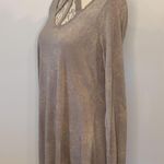 Andree by Unit Andreé by Unit stretch knit top with cutout neckline and back tie M Photo 1