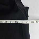 Simply Vera Wang Dress Womens 4 Sleeveless Satin Trim Zip High Neck Shift Black Photo 7
