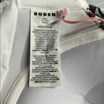 Boden One Piece Swimsuit Paisley Capri Cup Size 32B NWT White Photo 4