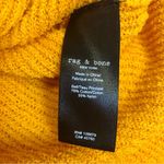 Rag and Bone Soleil Ribbed Knit Skirt Orange Yellow Bright Marigold Tangerine sz L Photo 13