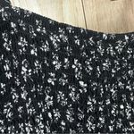 AUW Black and White Floral Dress Size XL Photo 5