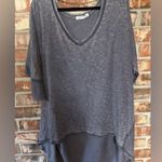 We The Free Charcoal V-Neck Tunic Photo 0