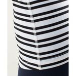 Lululemon Womens  Cool Racerback Black White Stripe Racerback Tank Top Size 6 Photo 6