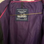 American Eagle  Outfitters Black and deep purple lining with hood jacket Photo 5