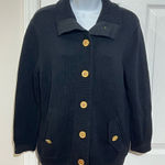 Lauren Ralph Lauren Gold button cardigan size L Black Size L Photo 0