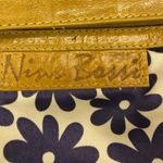 Nina Bossi Mustard Crossbody glazed Leather Bag Yellow Photo 11