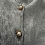 Hayley Paige Occasions Vintage Made In USA (Hayley Too) Mini Pleated Short Sleeve Button Down Dress Photo 6