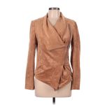 Lulus  Wild at Heart Tan Vegan Suede Moto Fall Jacket S NWT Photo 2