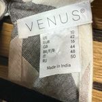 Venus Neutral Stripe Maxi Dress Size 10 Photo 8