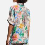 Johnny Was  Clover Button Down Shirt In Multi size small Photo 7