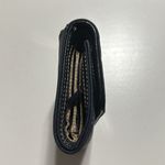 Tignanello Wallet Women's Trifold Organizer Clutch Blue Pebbled Genuine Leather Photo 1