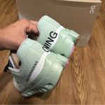 ON CLOUDSURFER mineral almond running athletic training lace up shoes sz 8 new Green Photo 3