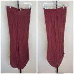 Free People  Cropped Burgundy Pants Photo 1