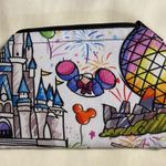 Disney ’s 4 Parks Crossbody Handmade Bag with small coin/ID zip up pouch Photo 4