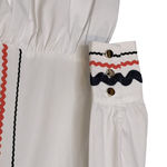 English Factory Collared Drop Waist Dress Ric Rac Sailor Nautical Preppy NWT XS Photo 6