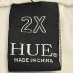 Hue Women's 2X White High Waisted Denim Stretch Leggings Pull On Jeans Casual Photo 10