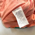 NWT SKY snakeprint ruched drape front turquoise stone embellishment halter top S Orange Photo 7