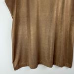 Chico's Chico’s Travelers Metallic Gold Shimmer Tank Top Sz 3 / XL Photo 5