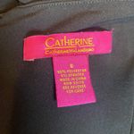 Catherine Malandrino  Dress Women's Size 6 Black Long Sleeve Cocktail Evening Photo 5