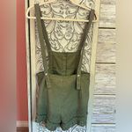 Free People  cottagecore eyelet button up bohemian Kidcore short romper NWT  6 Photo 2