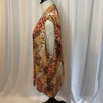 Notations 158 Vintage  Brown Snakeskin Vest Blouse XL Photo 1