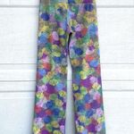 Protokolo Womens Yoga Pants Flared Leg Colorful Stretch Dance Barre Medium Purple Photo 2