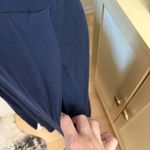 Reformation  Navy Sandy Lace Up Midi‎ Dress Size L Photo 4