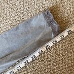 American Eagle Stone Grey Fashion Leggings Lace Trimmed Size Small Y2K Cotton Photo 5