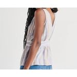 Splendid  Linen Jade V-Neck Tank Ceramic Stripe XL Photo 1