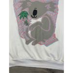 Vintage 90s Koala‎ Bear Sweatshirt Adult Large Australia Souvenir Crewneck White Photo 1