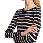  Striped Knit Ribbed Bodycon Long Sleeve Dress Size 0-2 (Milly Size P) Photo 3