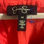 Jessica Simpson ✨Jessica Simpsons Briar Sz Medium Blouse in Hibiscus Red✨ Photo 6