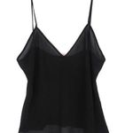 Ralph Lauren LAUREN Sheer Black Cropped Cami Womens Size 14P Petite Photo 0