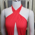 ENVYA Kaleen Front Cross Halter Neck One Photo 4