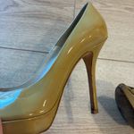 Christian Dior  Miss Nude Patent Leather Peep Toe Platform Heel Size 37.5/7.5 US Photo 2